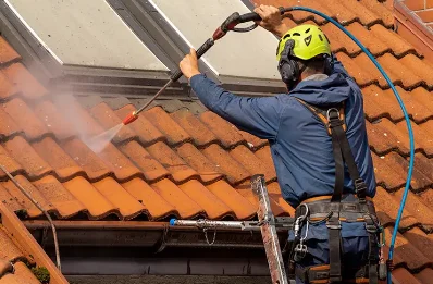 Démoussage et hydrofuge de toiture à Guipy